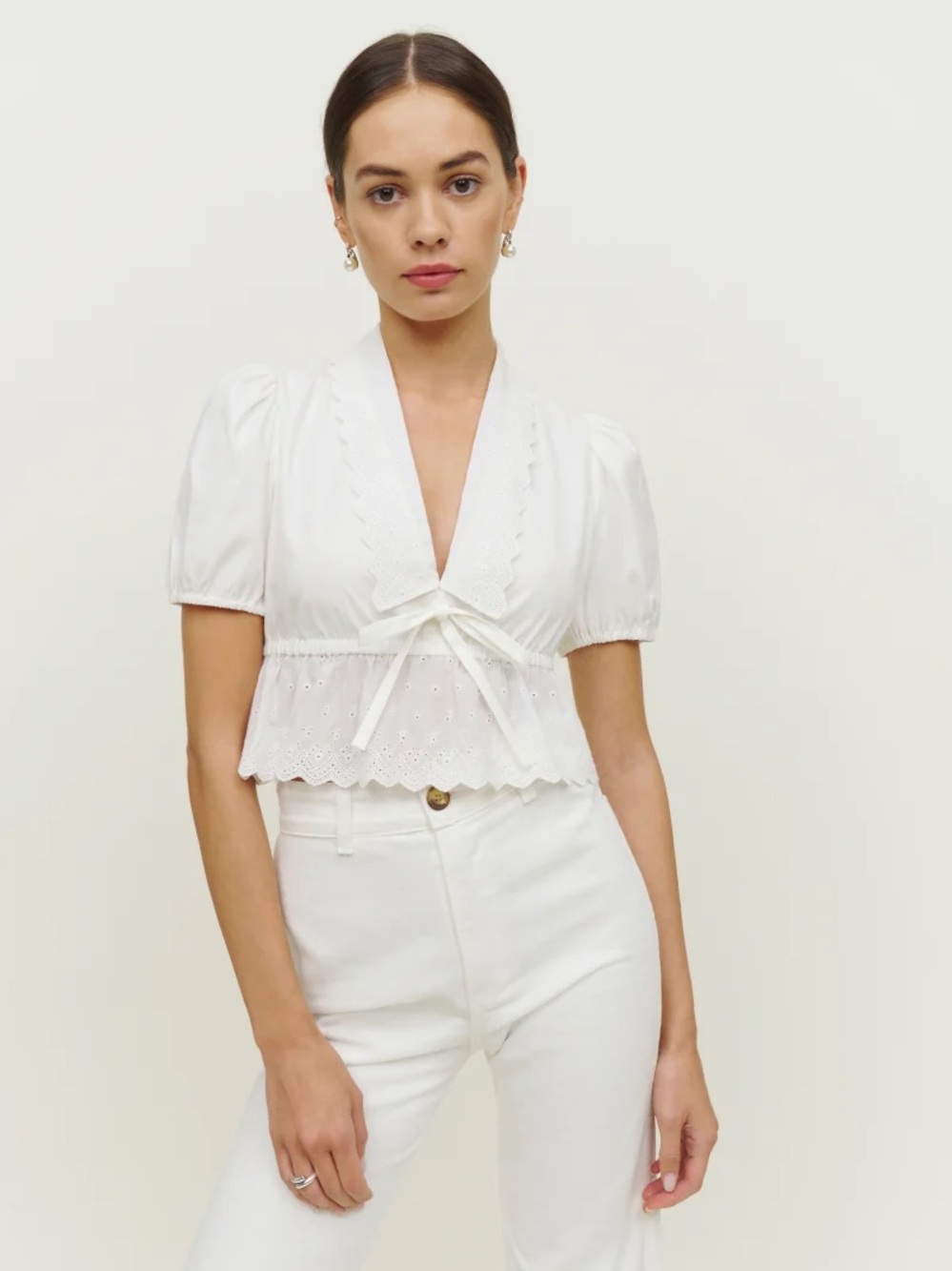 Reformation Raine Top EUC